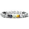 bracelet perle homme tendance multicolore