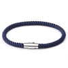 bracelet corde homme bleu