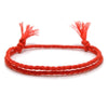 bracelet cordon homme rouge