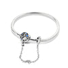 Bracelet fantaisie fille en argent aux pierres bleues avec une maille serpent un fermoir coquillage et un pendentif tortue