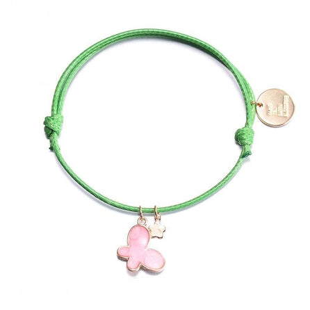 bracelet sur cordon femme vert