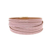 bracelet femme tendance cuir rose