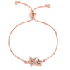 bracelet en chaîne femme rose