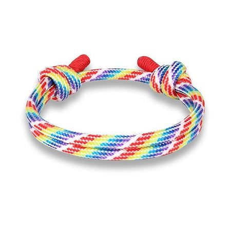 bracelet homme corde multicolore
