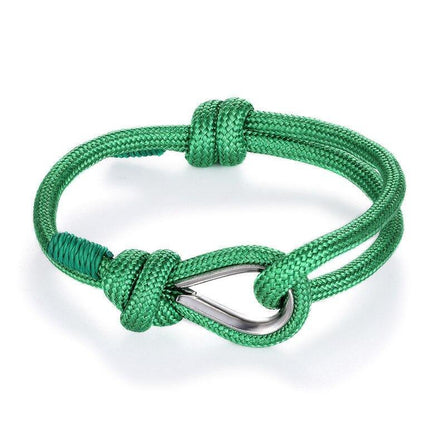 bracelet homme nautique vert