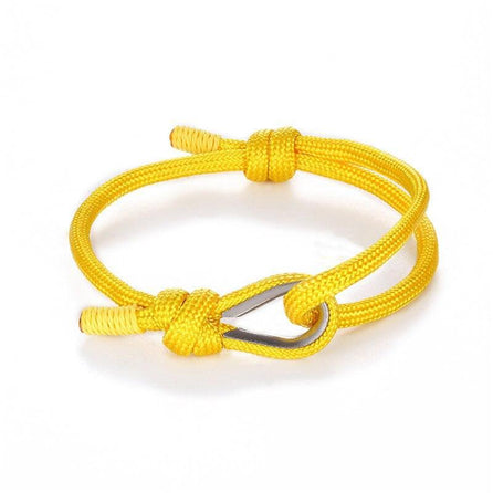 bracelet homme nautique jaune