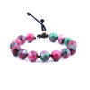 bracelet grosse perle femme multicolore