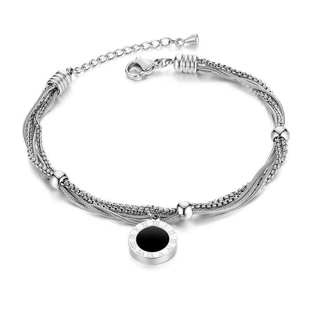 bracelet chaîne acier femme tendance