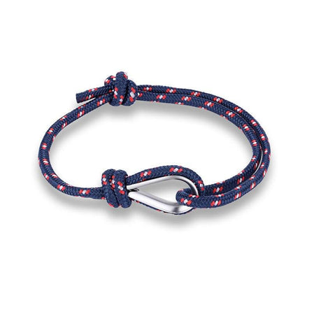 bracelet cordon marin homme bleu