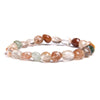 bracelet en perles naturelles multicolore