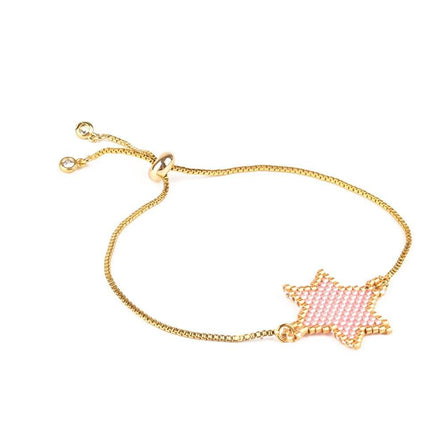 bracelet chaîne et perles miyuki femme