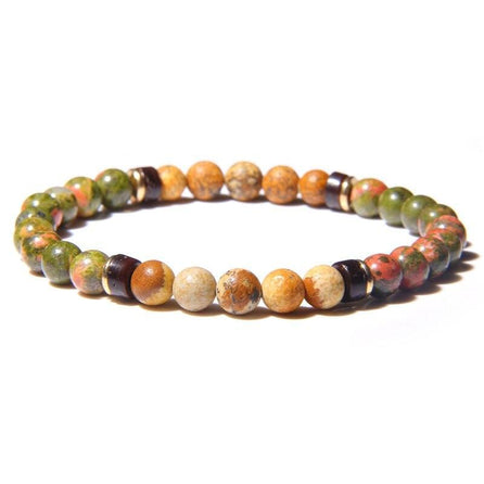 bracelet avec perle pour homme multicolore