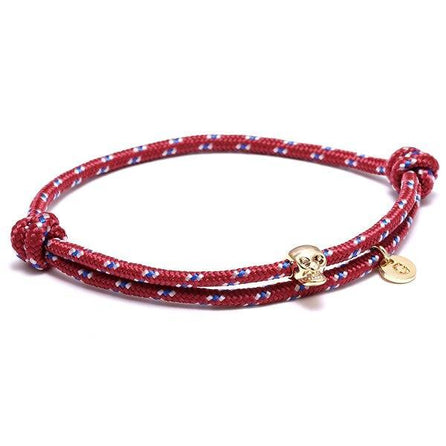 bracelet corde marin homme rouge