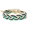 bracelet en corde pour femme bleu