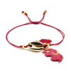 bracelet cordon rouge femme tendance