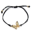 bracelet corde femme noir