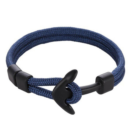bracelet corde ancre homme marine