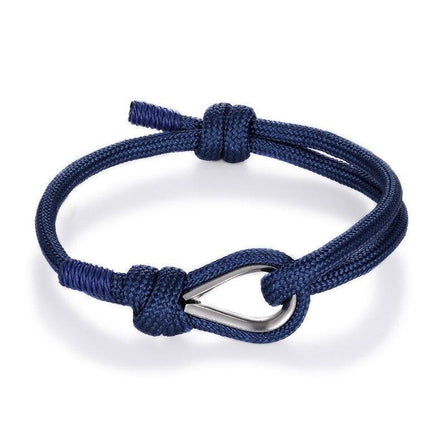 bracelet homme nautique bleu marine