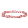 bracelet en perles naturelles roses