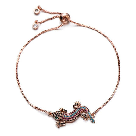bracelet femme chaîne fine rose