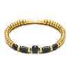 bracelet homme luxe perle or