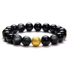 bracelet perle noire femme naturelle