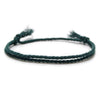 bracelet cordon vert tendance