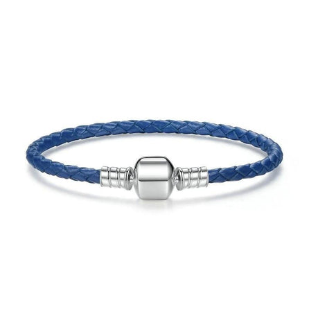 bracelet cuir femme bleu