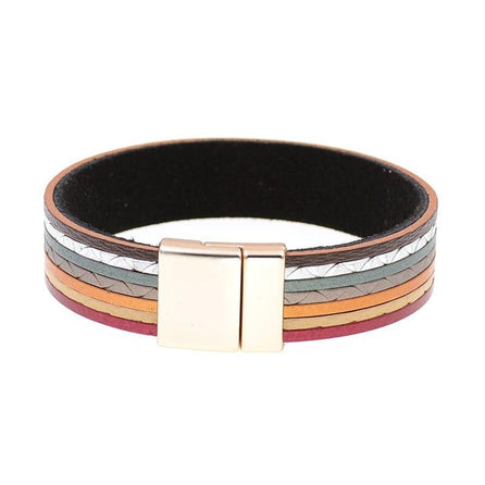 bracelet femme cuir couleur tendance