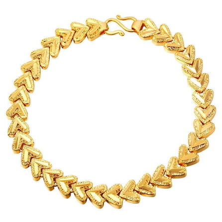 bracelet chaîne or femme tendance