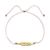 bracelet femme avec cordon rose