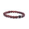 bracelet homme perle bois marron