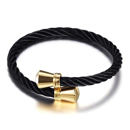 Bracelet Acier Noir Femme – Bracelet Fantaisie®