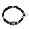 bracelet homme perle tête de lion tendance