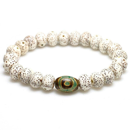 bracelet femme perles blanches naturelles
