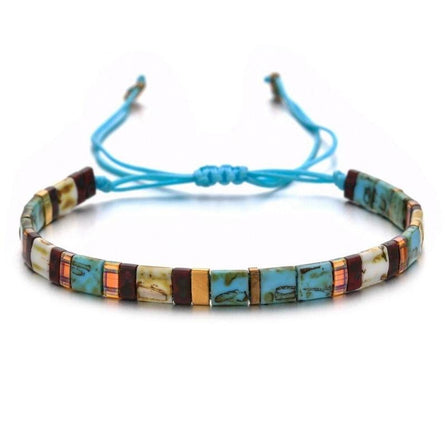 bracelet cordon homme turquoise