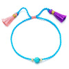 bracelet cordon perle turquoise