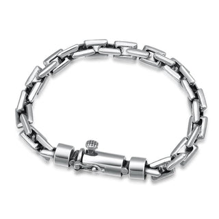 Bracelet femme gourmette acier inoxydable avec perles et pampilles or et  argent, idée cadeau, bijoux cadeaux - Un grand marché