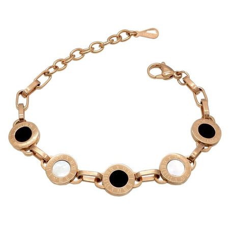 bracelet acier rose femme tendance