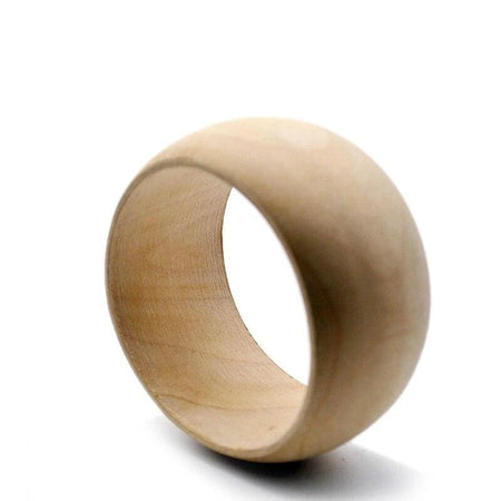 bracelet bois brut à décorer