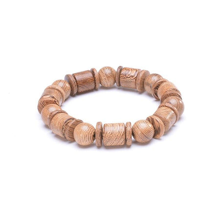 bracelet bois pour homme marron