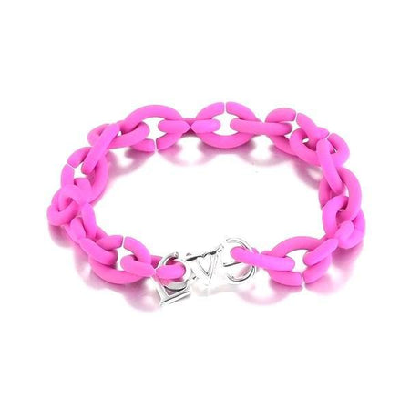 bracelet caoutchouc silicone tendance