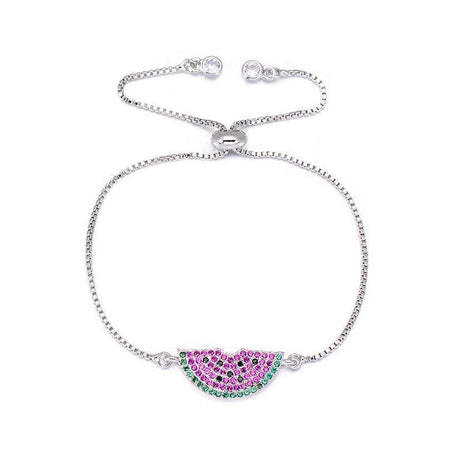 bracelet chaîne argenté femme