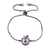 bracelet chaîne femme noir