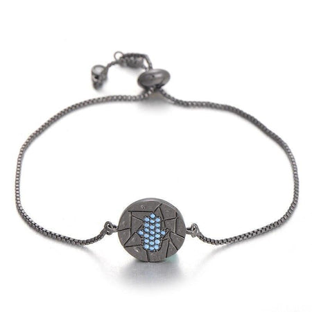 bracelet en chaîne noir