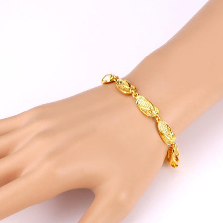 bracelet chaîne femme or original