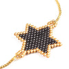 bracelet chaîne et perles miyuki tendance