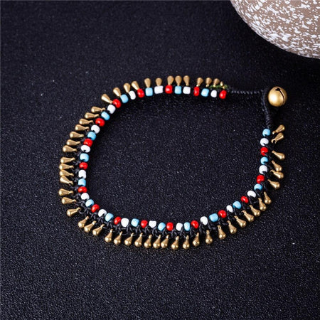 bracelet cheville femme indien grelot 