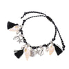 bracelet coquillage cheville cordon