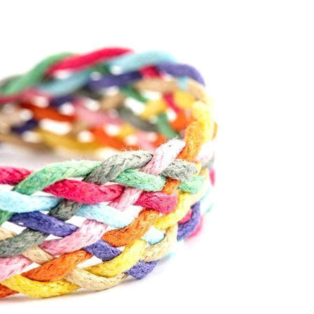 bracelet femme corde tressée